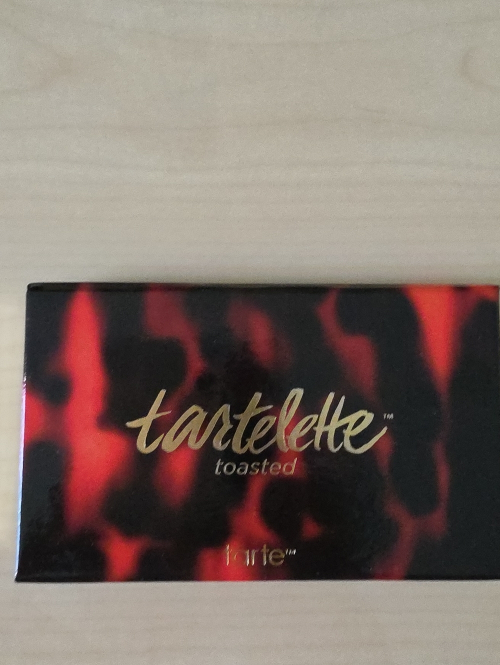 tarte Tartelette Toasted Palette - Red & Black with Gold Logo